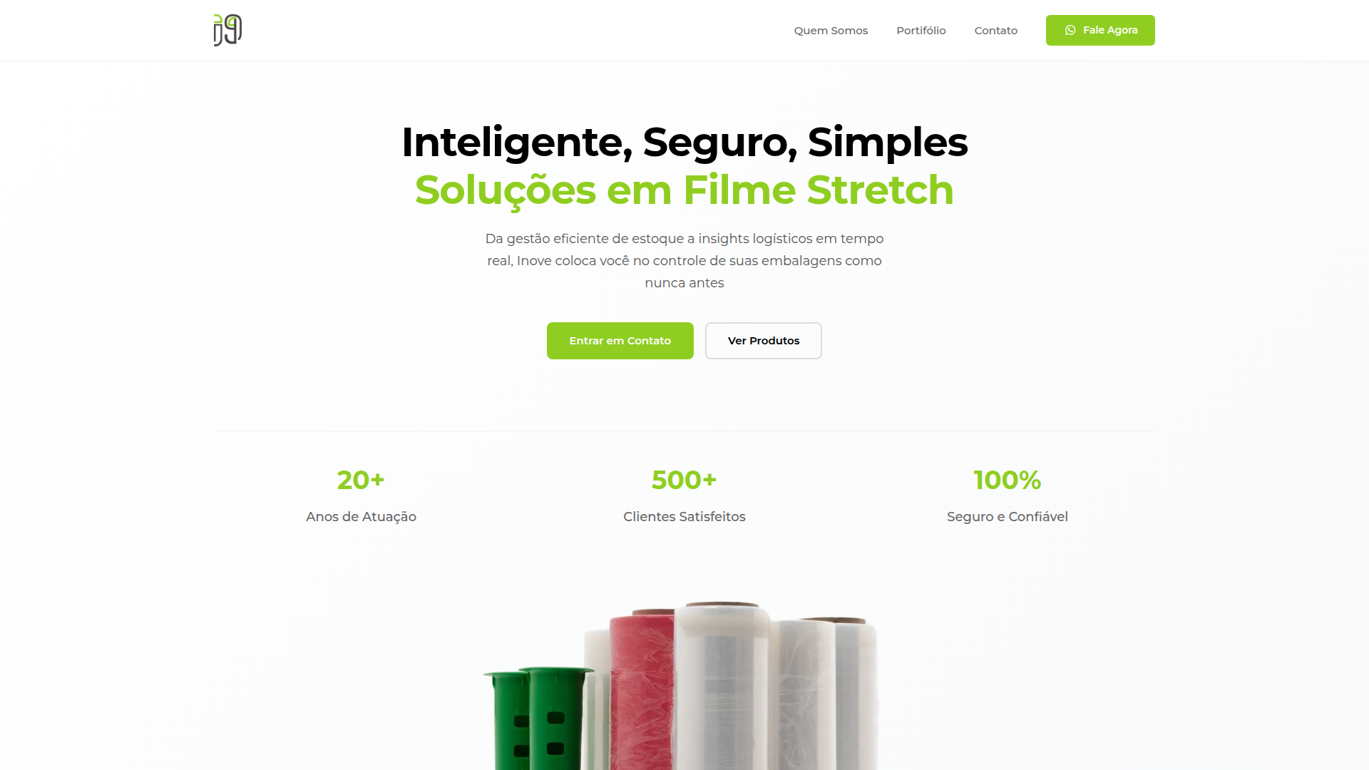 Inove Embalagens Website